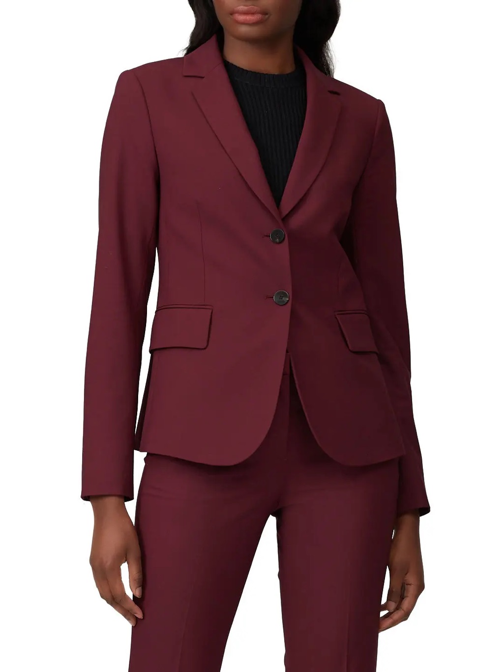 Theory Classic Suit Blazer Traceable Wool Mulberry Size 4